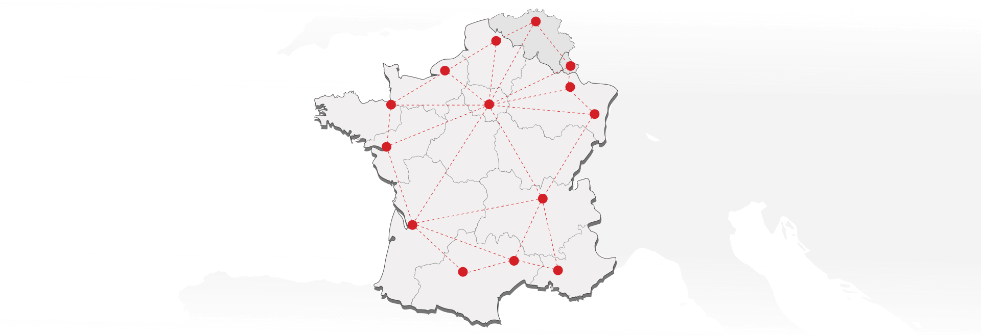 Carte des interventions de Chaudières Location