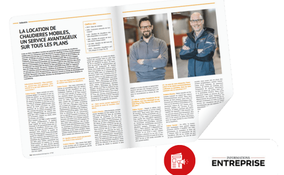 Interview de Fabien et Frédéric, Directeurs développement dans le magazine Informations et Entreprise